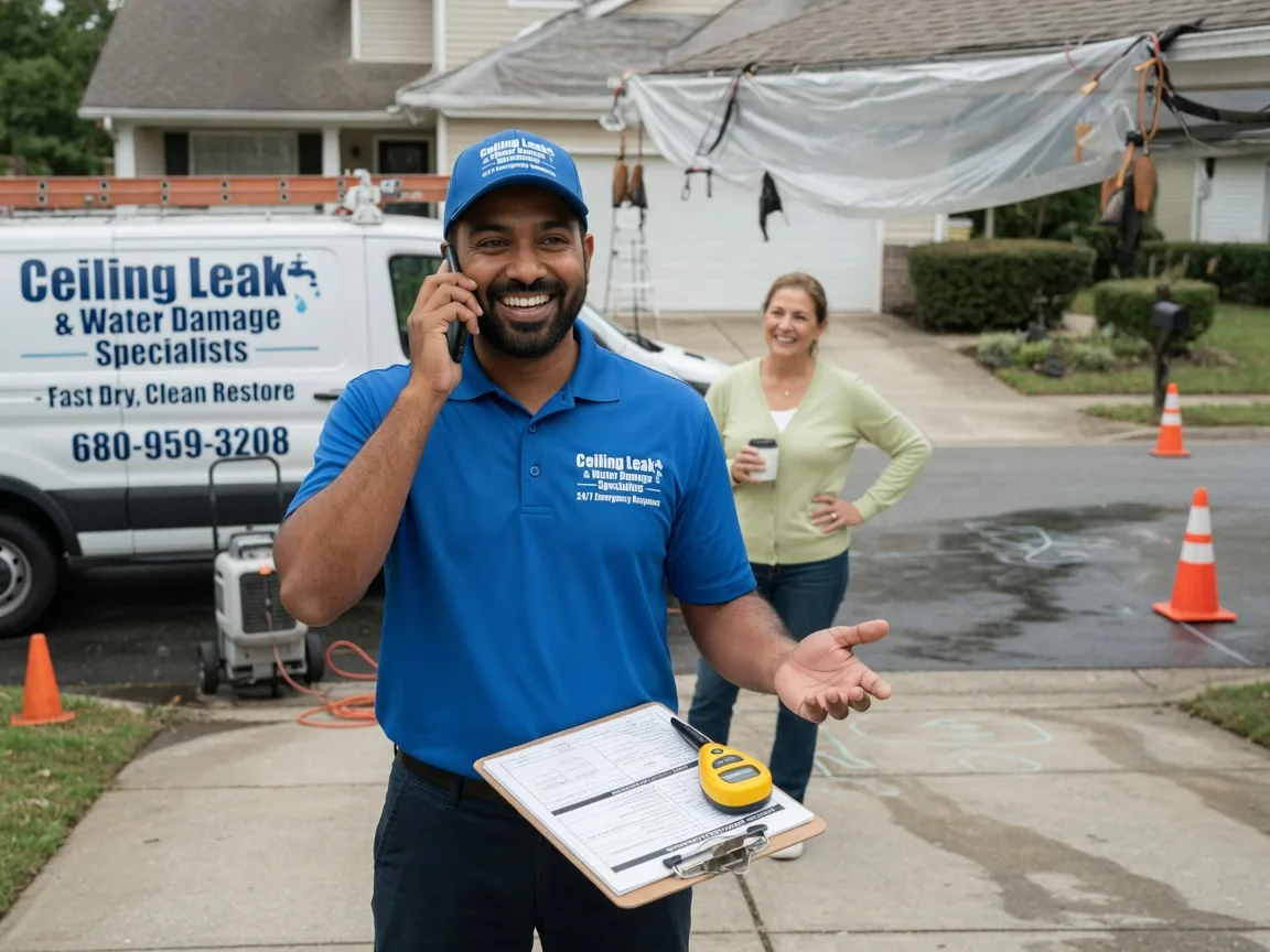 Ceiling Leak Cleanup Mount Airy, LA FAQs
