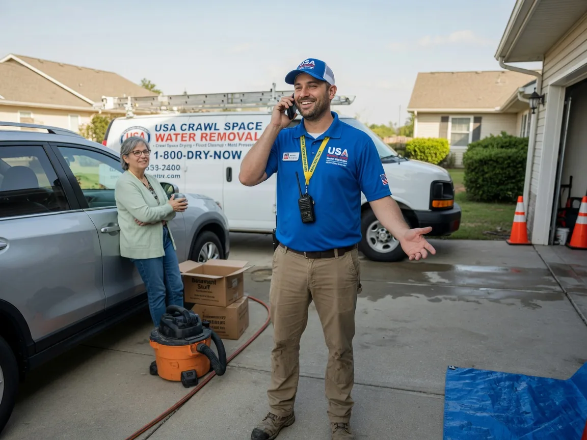 Crawl Space Water Removal Mount Airy, LA FAQs